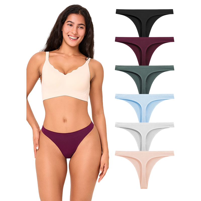 Kvinders sømløse no-show-thongs